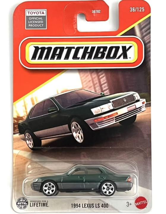Lexus LS400 ミニカー 1/64 カスタム仕様 Matchbox 1994 Lexus LS 400 [Green], 1:64 Scale Diecast Toy Vehicle